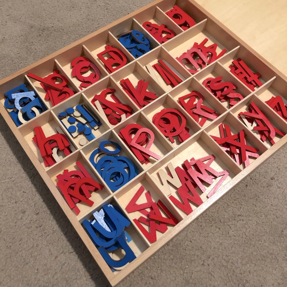 Montessori Moveable Alphabet
